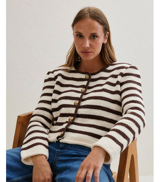 Breipatroon Gestreept vest
