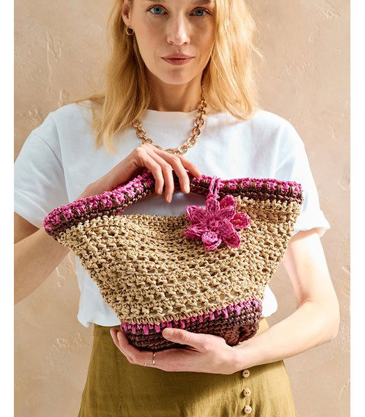 Haakpatroon mandvormige tas