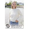 trui met kabels Winter Hush Sweater gemaakt van Drops Karisma