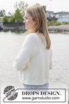 Breipatroon trui met kabels Winter Hush Sweater van andere kant