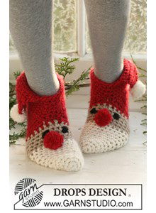 Gehaakte Kerstsloffen