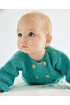 Breipatroon Babyvestje Bao van andere kant