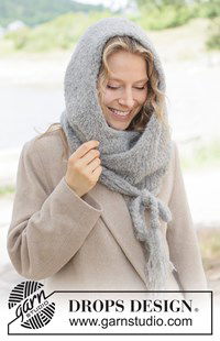 Gebreide mutssjaal met zachte alpaca & zijde