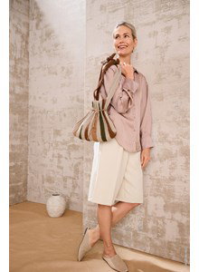 tas met verticaal gekleurde banen