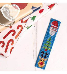 Boekenlegger kerst gemaakt van Sluitingen - Sieraden benodigdheden