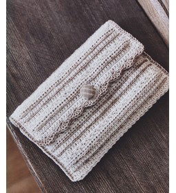 Clutch gemaakt van Scheepjes Stone Washed