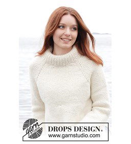 DROPS Andes breipatroon trui gemaakt van Drops Andes