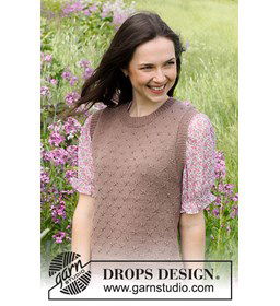 Dames spencer Forest Edge gemaakt van Drops Baby Merino