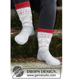 Sokken Narvik  gemaakt van Drops Karisma