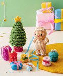 Haakpatroon Peperkoekmannetje, kerstboom en cadeautjes