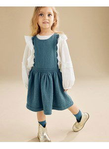 Schortjurkje met gerimpelde rok