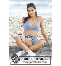 Bikinitopje voor dames gemaakt van Drops Paris