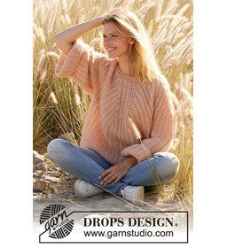 Damestrui gemaakt van Drops Glitter en glimdraad
