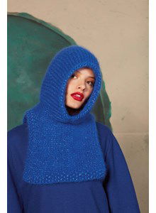 Capuchonkraag in parelsteek