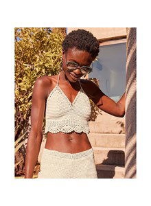 Bustier met halskoordje