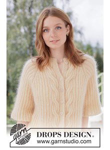 vest met kabels van kid silk