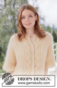 vest met kabels van kid silk