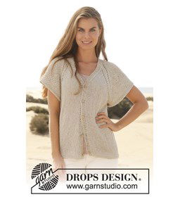 Vest gemaakt van Drops Bomull lin