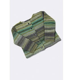 Babyvestje met knoopsluiting gemaakt van Lang Yarns Merino 200 bebe