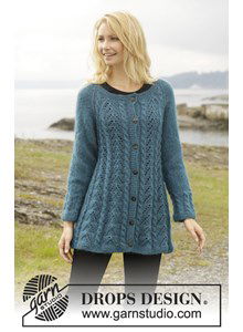 Gebreid vest met kabels