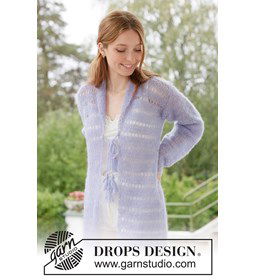 Gehaakt vest met kantpatroon & sjaalkraag gemaakt van Haaknaalden