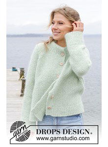 Damesvest met raglanmouwen