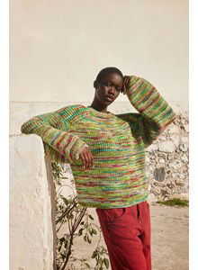 Wijde damestrui met schouderstukken