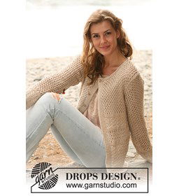 vest  gemaakt van Drops Muskat