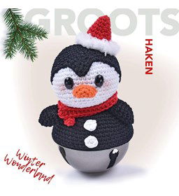 Jingle Bell pinguin gemaakt van ogen