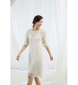 Damesjurk gemaakt van Lang Yarns Mohair Luxe