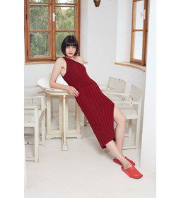 Asymmetrische damestop You Go Girl gemaakt van Lang Yarns Wooladdicts Sunshine - Sunshine colour