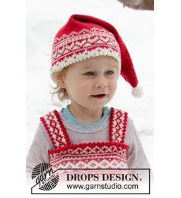 Kerstmuts gemaakt van Drops Baby Merino