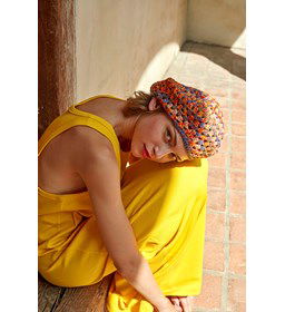 Bol mutsje gemaakt van Lang Yarns Artsy