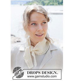 Winter Crossover Scarf gemaakt van Drops Nord