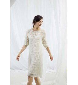 Jurk gemaakt van Lang Yarns Mohair Luxe