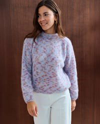 Breipatroon Trui met gevlekte print