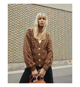 Damesvest gemaakt van Phildar Phil Tweedy