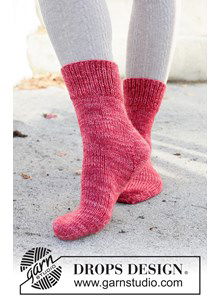 Gebreide sokken met boordsteek en ruitvormige hiel