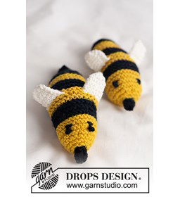 Bijknuffeltje gemaakt van Drops Merino extra fine