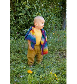 Deken in sterpatroon gemaakt van Lang Yarns Baby Cotton Color