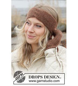 Hoofdband gemaakt van Drops Kid Silk