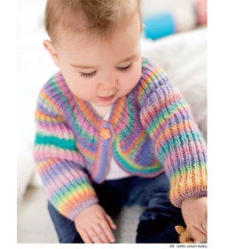 Vest gemaakt van Lang Yarns Mille colori baby