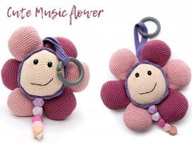 Haakpatroon Cute Music fower van het ....