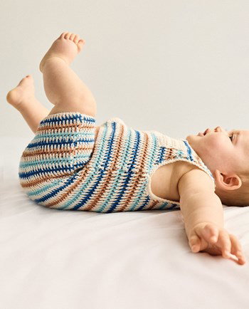 gestreepte combishort Lubin