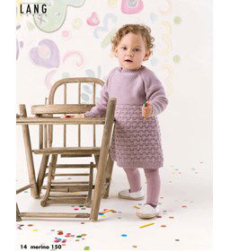 Jurk gemaakt van Lang Yarns Merino 150