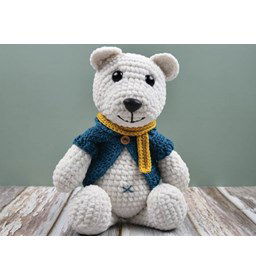 Knuffel ijsbeer gemaakt van Durable Coral