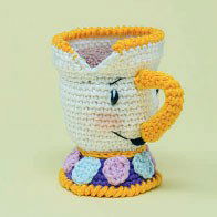 Avontuurlijk kopje Barstje gemaakt van Scheepjes Catona 25 en 10 gram