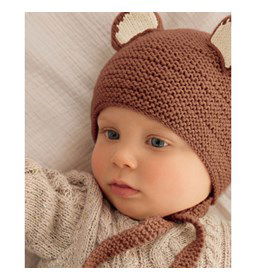 Babymuts met oortjes