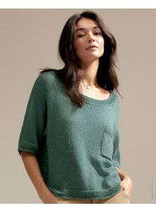 Ruime damestrui met halflange mouw