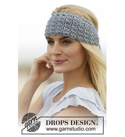 Hoofdband  gemaakt van Drops Big Merino